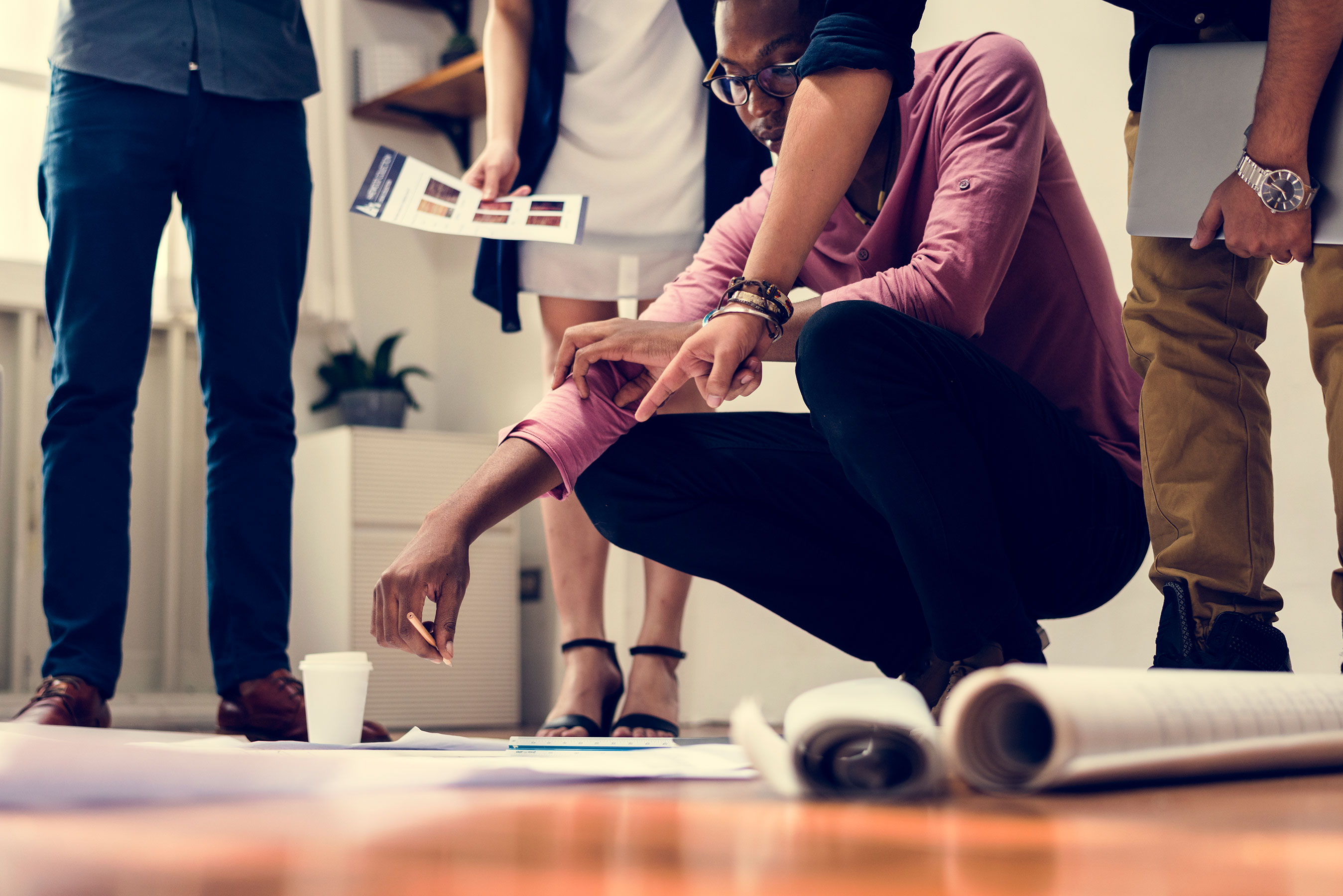 Diverse Group in Project Meeting